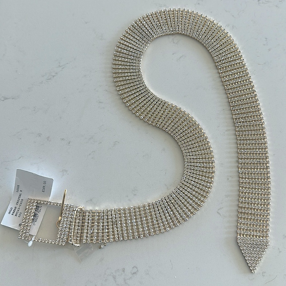 Gold Crystal Rhinestone Belt Intermix